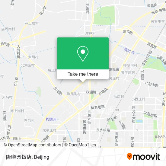 隆曦园饭店 map