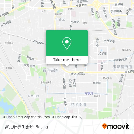 富足轩养生会所 map