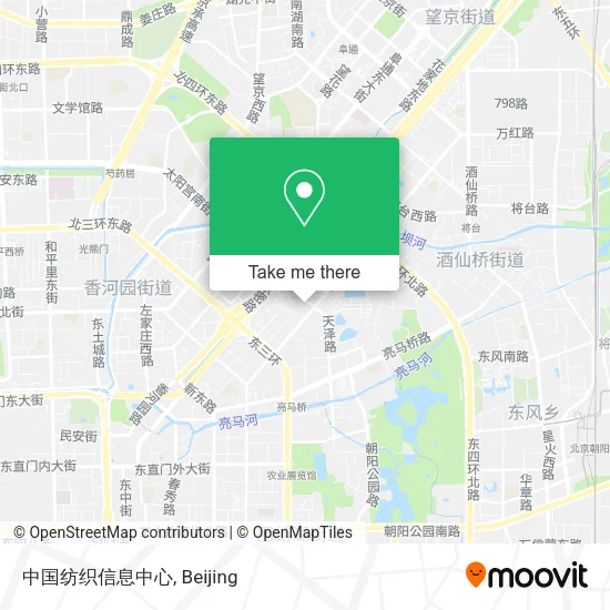 中国纺织信息中心 map