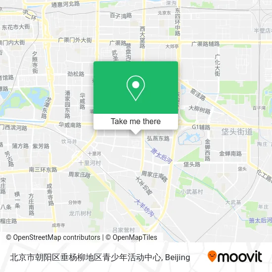 北京市朝阳区垂杨柳地区青少年活动中心 map