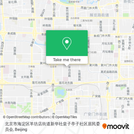北京市海淀区羊坊店街道新华社皇子亭子社区居民委员会 map