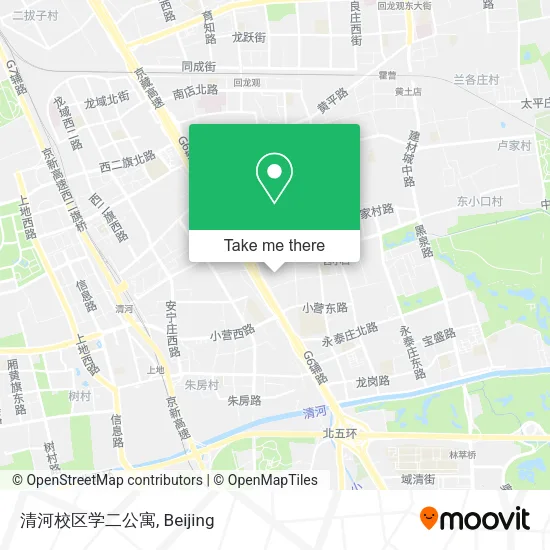清河校区学二公寓 map