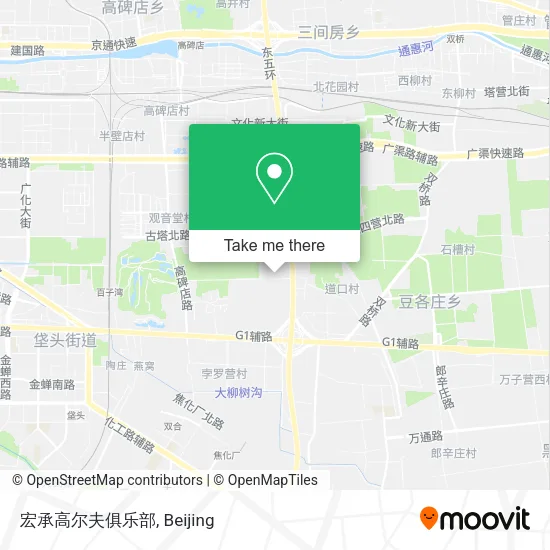 宏承高尔夫俱乐部 map