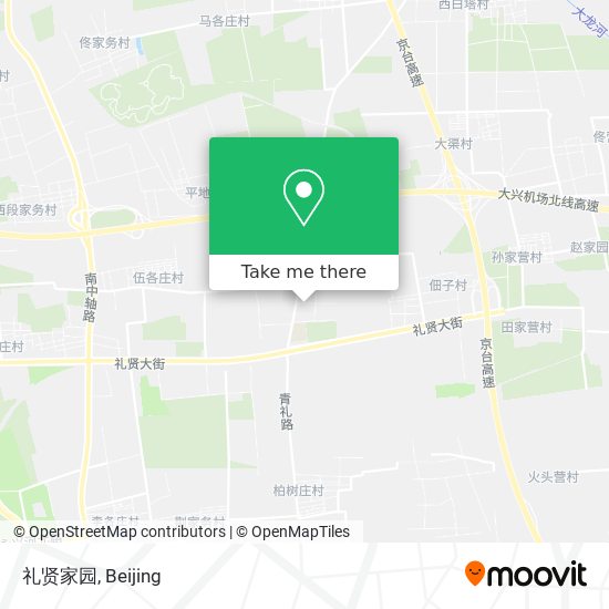 礼贤家园 map