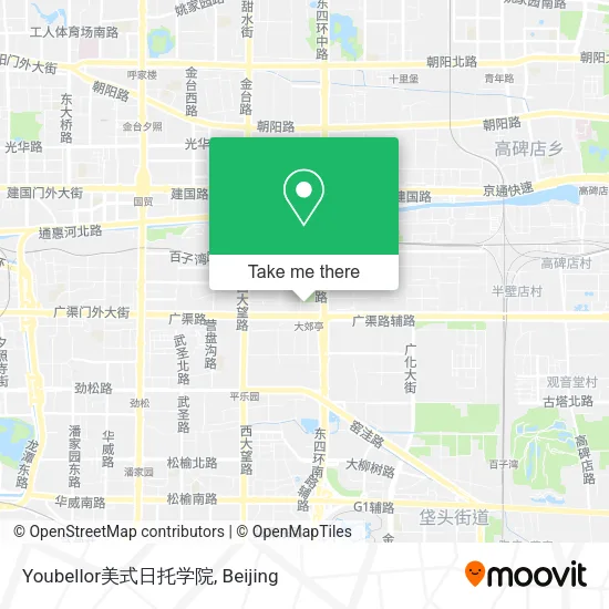Youbellor美式日托学院 map