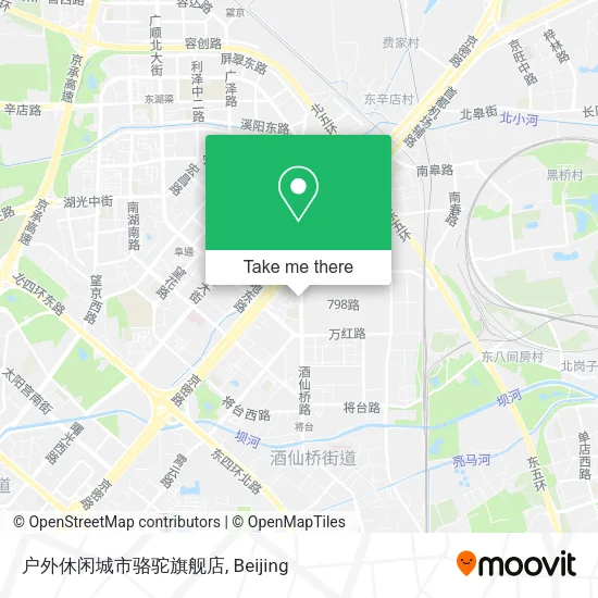 户外休闲城市骆驼旗舰店 map