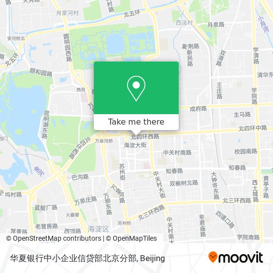 华夏银行中小企业信贷部北京分部 map