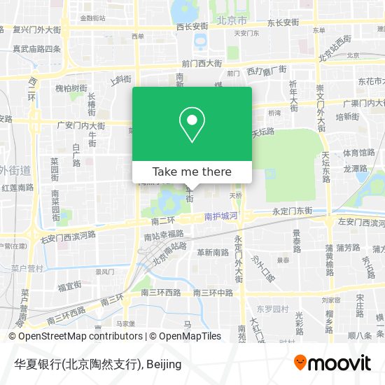 华夏银行(北京陶然支行) map