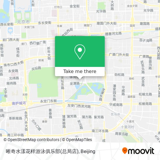 晰奇水漾花样游泳俱乐部(总局店) map