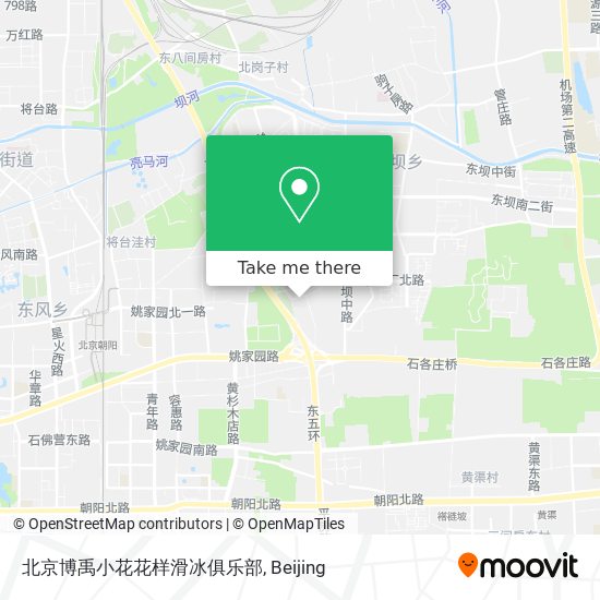 北京博禹小花花样滑冰俱乐部 map