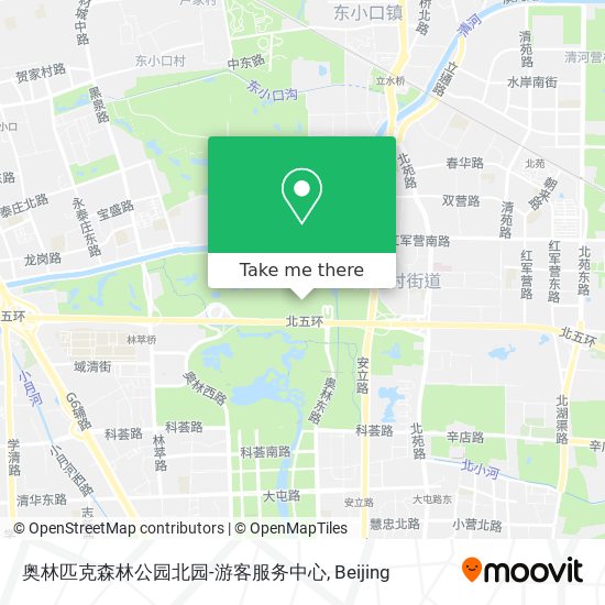 奥林匹克森林公园北园-游客服务中心 map