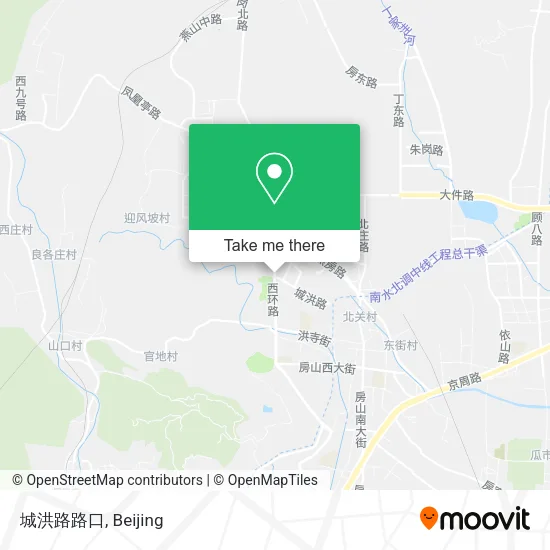 城洪路路口 map