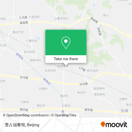 曹占福餐馆 map
