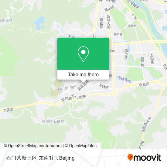 石门营新三区-东南1门 map
