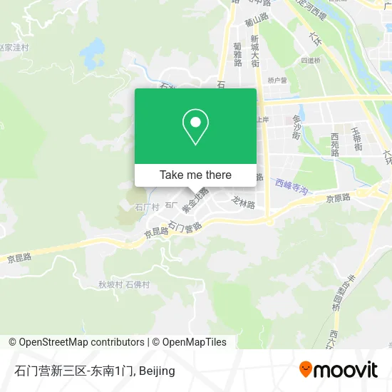 石门营新三区-东南1门 map