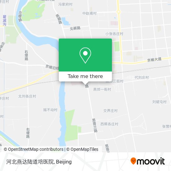 河北燕达陆道培医院 map