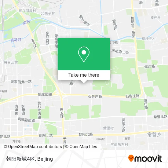 朝阳新城4区 map