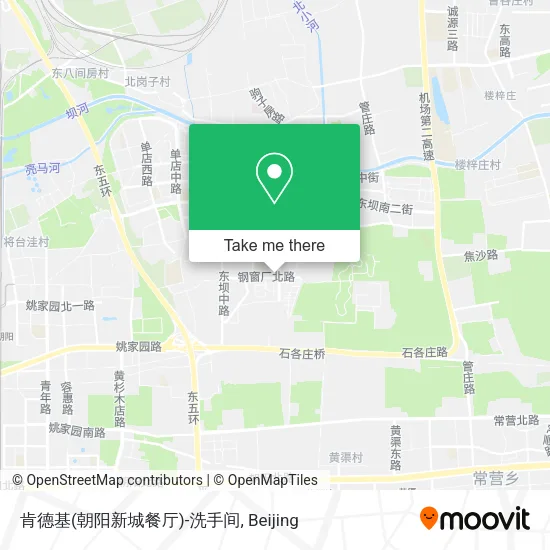 肯德基(朝阳新城餐厅)-洗手间 map
