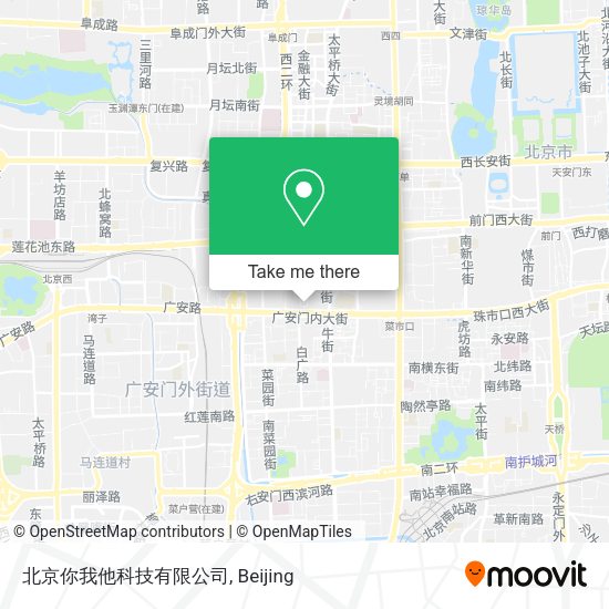 北京你我他科技有限公司 map