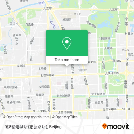 速8精选酒店(志新路店) map
