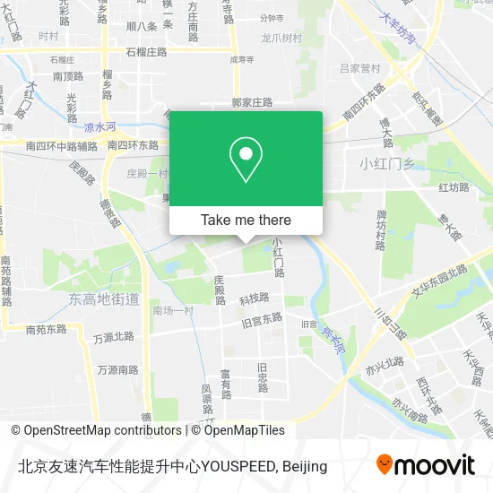 北京友速汽车性能提升中心YOUSPEED map