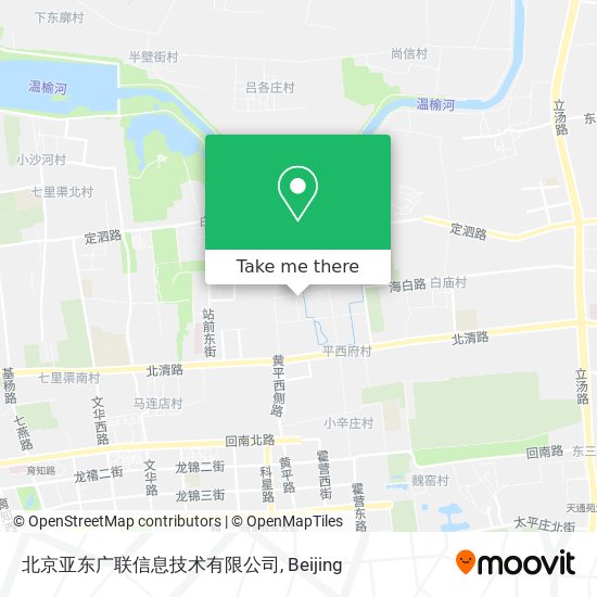 北京亚东广联信息技术有限公司 map