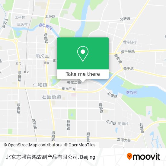 北京志强富鸿农副产品有限公司 map