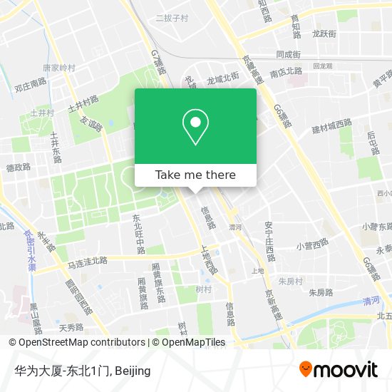 华为大厦-东北1门 map