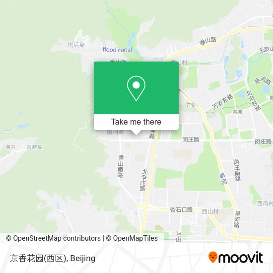 京香花园(西区) map