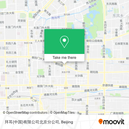 拜耳(中国)有限公司北京分公司 map