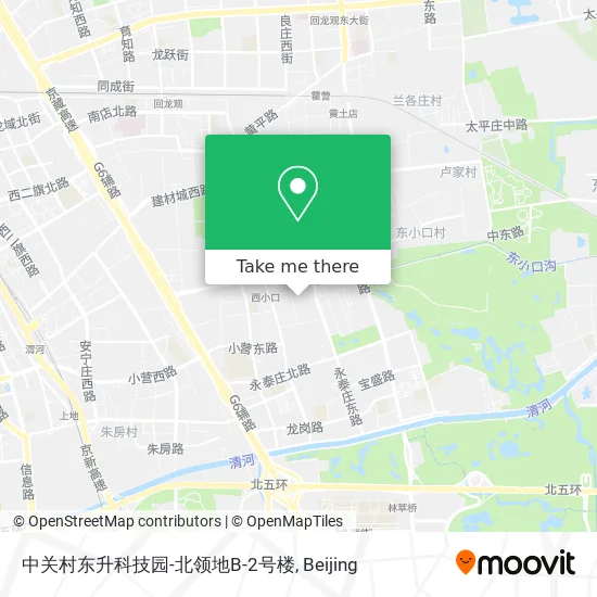 中关村东升科技园-北领地B-2号楼 map