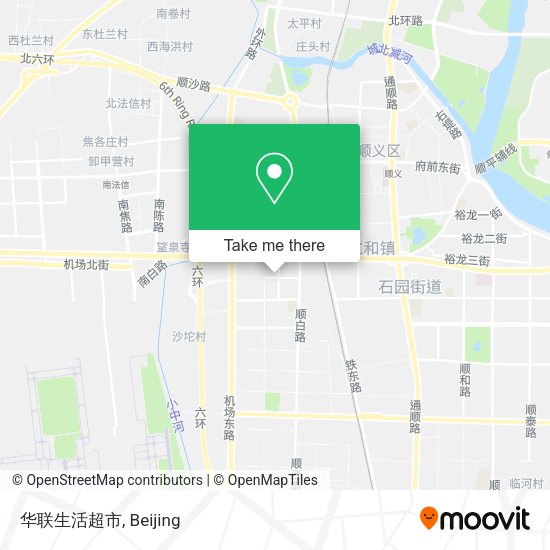 华联生活超市 map