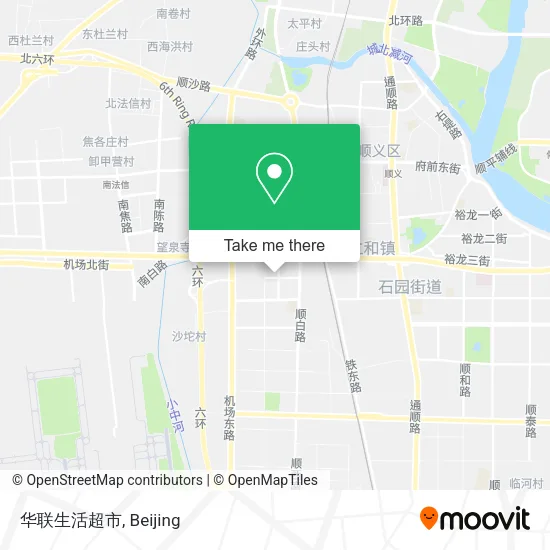 华联生活超市 map