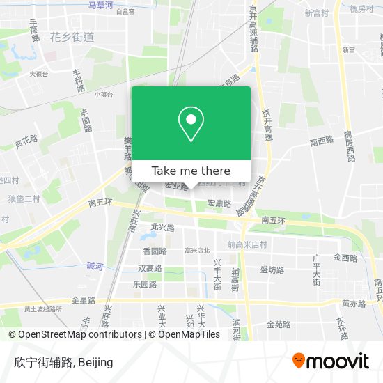 欣宁街辅路 map
