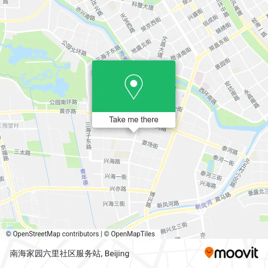 南海家园六里社区服务站 map