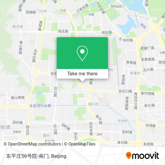 东平庄56号院-南门 map