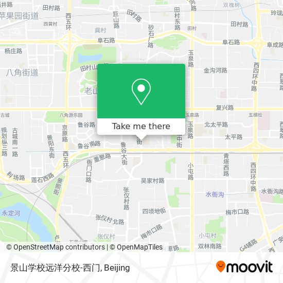 景山学校远洋分校-西门 map
