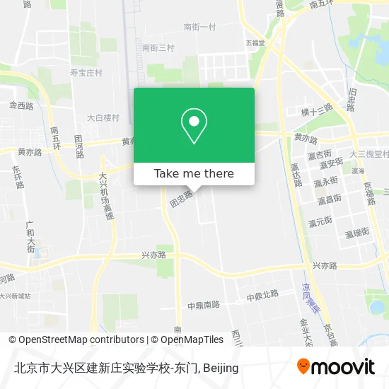 北京市大兴区建新庄实验学校-东门 map