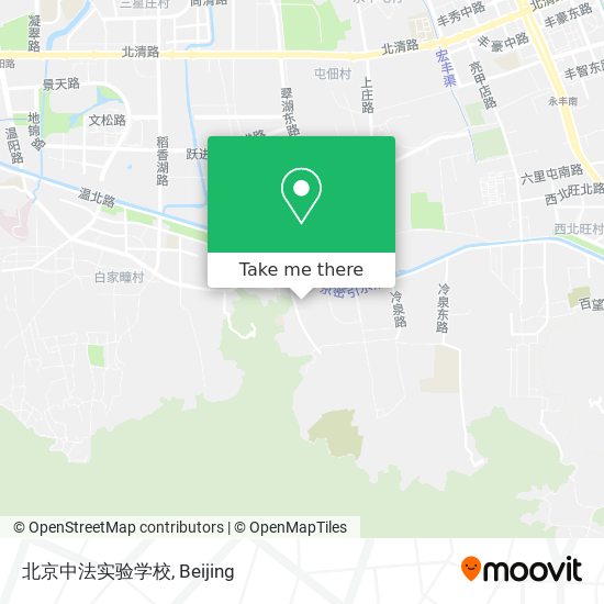 北京中法实验学校 map