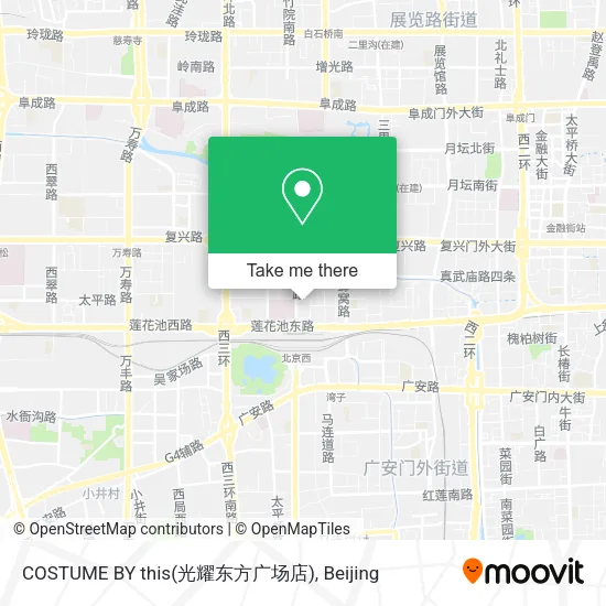 COSTUME BY this(光耀东方广场店) map