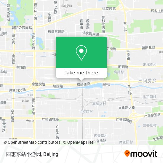 四惠东站小游园 map