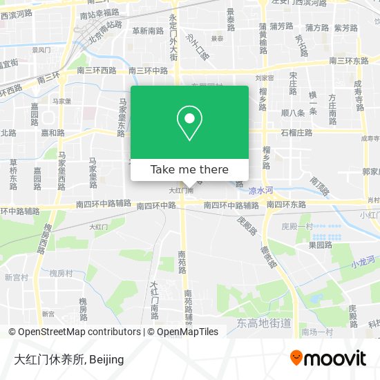 大红门休养所 map