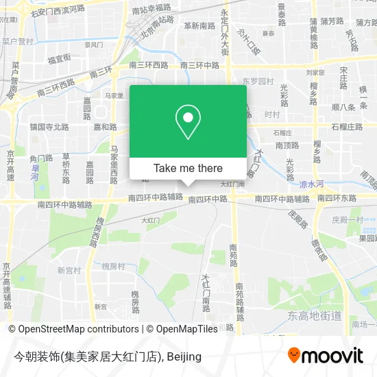 今朝装饰(集美家居大红门店) map