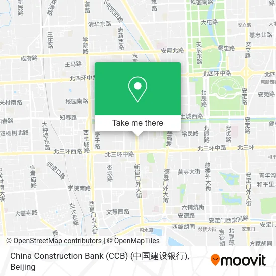China Construction Bank (CCB) (中国建设银行) map