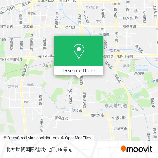 北方世贸国际鞋城-北门 map