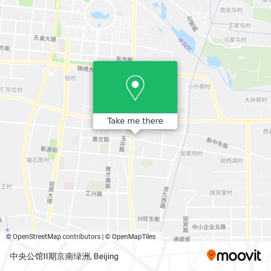 中央公馆II期京南绿洲 map