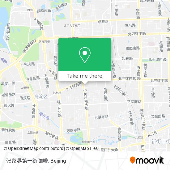 张家界第一街咖啡 map