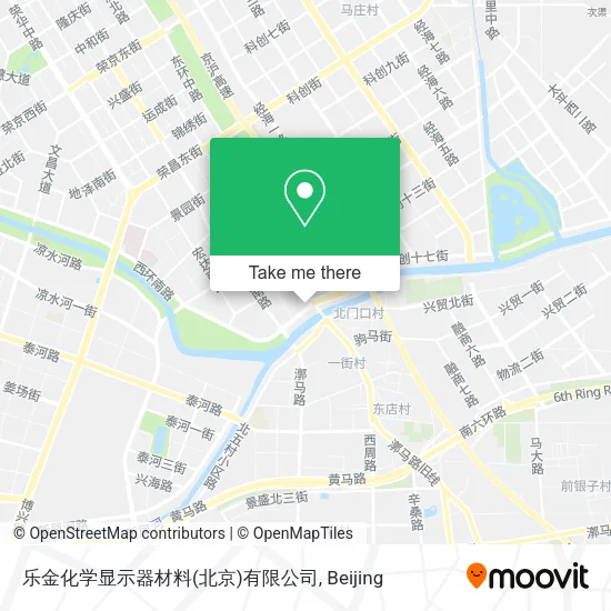 乐金化学显示器材料(北京)有限公司 map