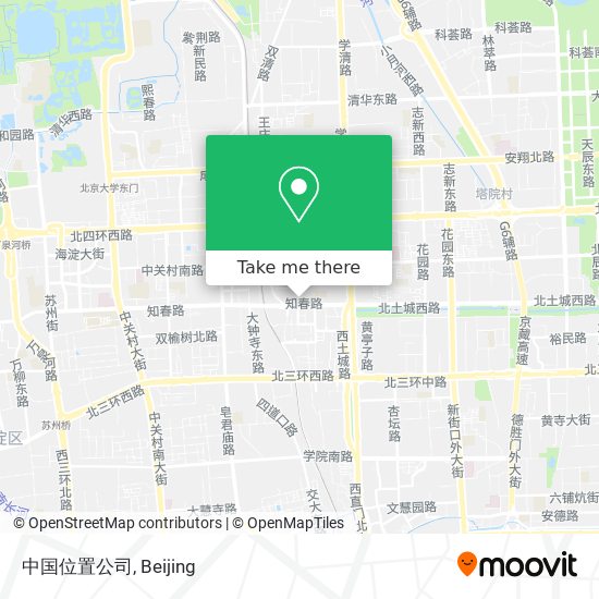 中国位置公司 map