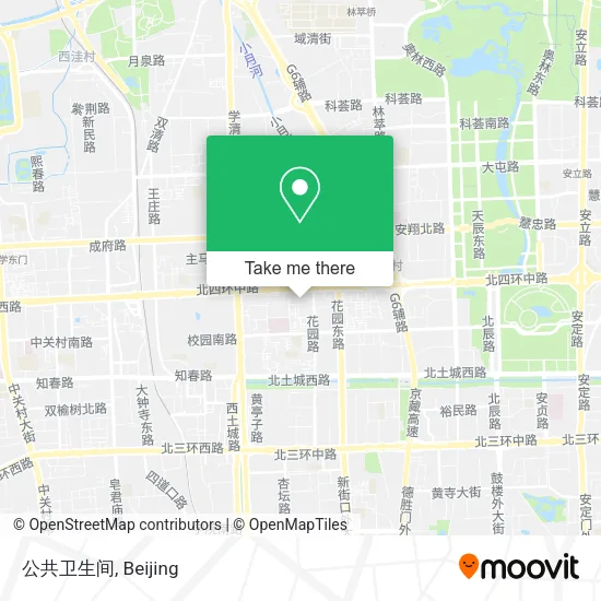 公共卫生间 map
